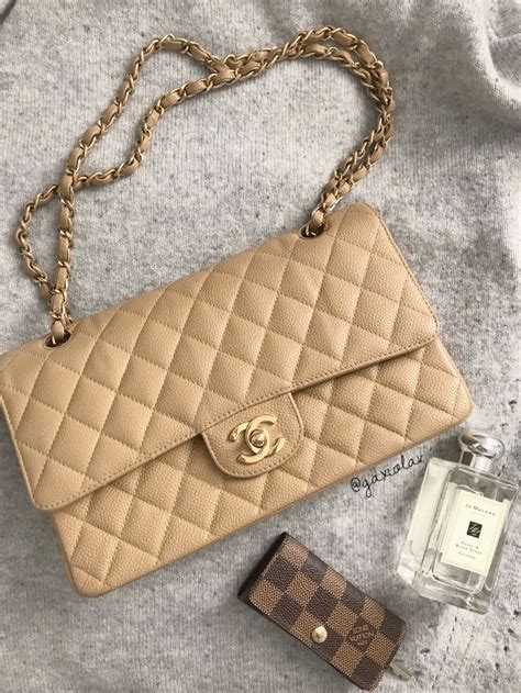 chanel small classic flap beige|Chanel classic flap jumbo leather.